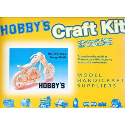 Image of HOBBYS Motorbike Matchstick Model Craft Kit Motorcycle
