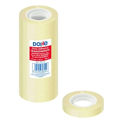 Image of MTL Pack of 12 Adhesive Tapes mm x 33 m