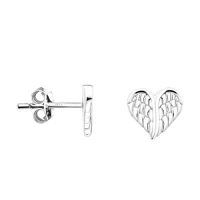 Image of SOFIA MILANI Women&#039;s Earrings 925 Silver Heart Stud Earring E1201