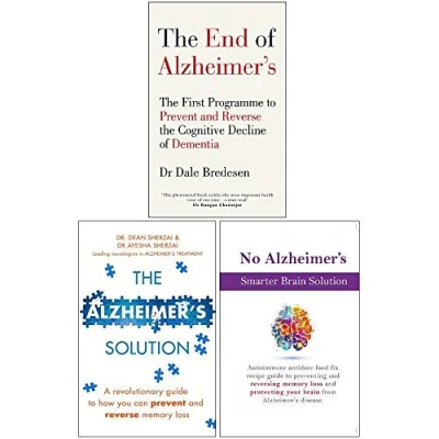 Image of The End of Alzheimers, Alzheimers Solution, No Smarter Brain Keto Solution 3 Books Collection Set