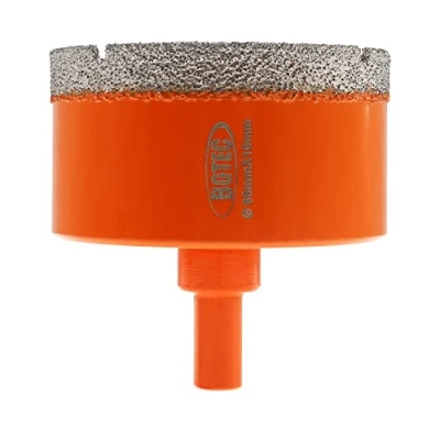 Image of BGTEC Diamond Core Drill Bits, 65mm Triangle Shank Hole Saw Bits for Ceramic Porcelain Tile Marble Granite Stoneware Quartz Vacuum Brazed Bit Length