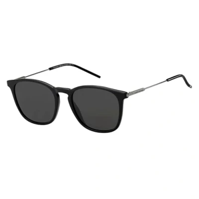 Image of Tommy Hilfiger Unisex Sunglasses, Men&#039;s, Size: One Size, Black