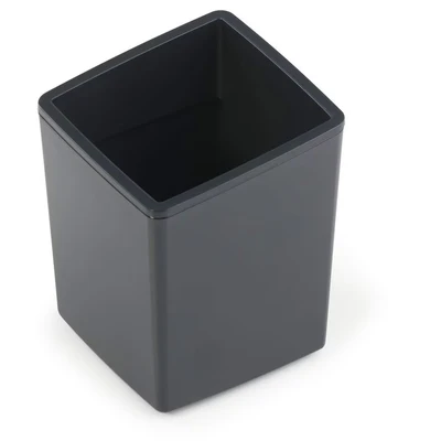 Image of Durable Coffee Point Bin Small Desktop Waste for Capsuals, Tea Bags, Sugar Sachets Anthracite Grey Colour