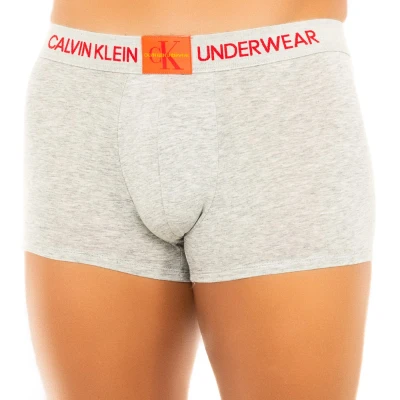 Image of Calvin Klein Mens Boxer Grey Cotton Size Small
