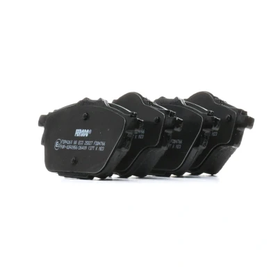 Image of 1617535480, 1647860380 Brake pad set FERODO FDB4766 TQ not prepared for wear indicator with accessories PEUGEOT: 308 II Hatchback, SW 2