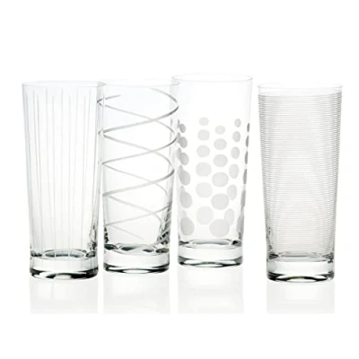Image of Mikasa Cheers Set Of 4 High Ball Glasses