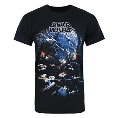 Image of Star Wars Mens Character T Shirt Universe Black Top