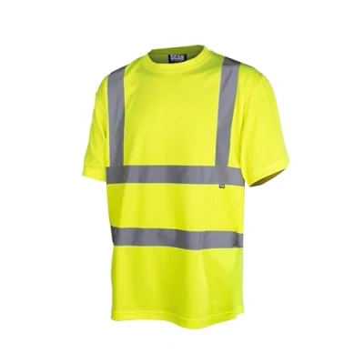 Image of Scan Hi Vis T Shirt Yellow Size 2XL 50in