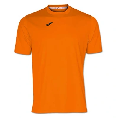 Image of Joma Men&#039;s Combi M/C Combined Short Sleeve t Shirt, Orange, 4XS 3XS