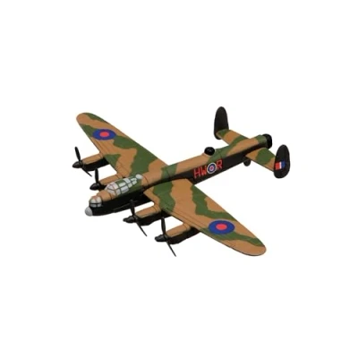 Image of Corgi CS90651 Showcase Flying Aces Avro Lancaster Model Airplane Diecast Planes &amp; Aircraft Models for Ages 6+, Die Cast Plane, Toy Airplanes Gift Young Aviation Fans, Birthday Gifts Him
