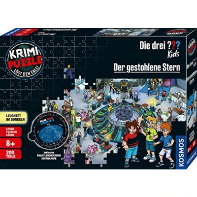 Image of KOSMOS 682200 Crime Puzzle: The Three Kids Stolen Star Die DREI, Black