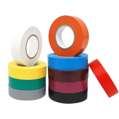 Image of WELSTIK Multi Pack of PVC Electrical Insulation Tape, 19mm x 20m, Premium colour Mixed 10 Rolls