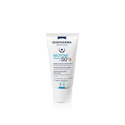 Image of ISISPHARMA NEOTONE RADIANCE Prevent Spf 50+ Tinted Moisturizer for Face UV and Blue Light Protection 50 sunscreen Sensitive Skin &amp; Pregnant women Made in France