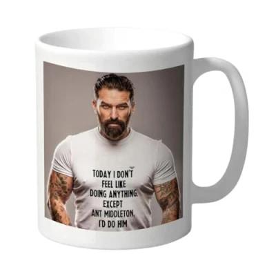 Image of Ant Middleton Mug, Gift, Novelty Mug for Her Female Celebrity Heartthrob Gift