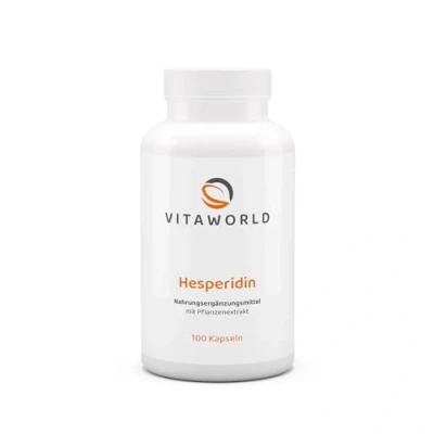 Image of Vita World Hesperidin 100 Capsules Vegan 100% Natural Made in Germany with Analysis Certificate