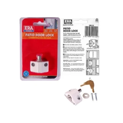 Image of ERA Saracen Patio Door Lock in White