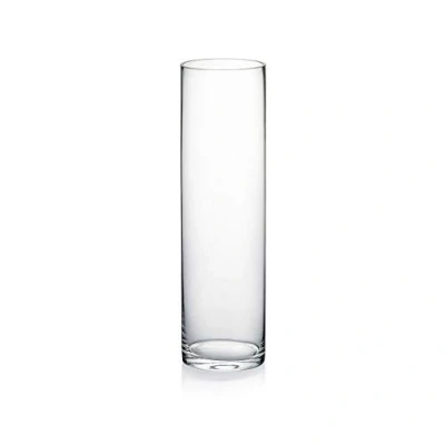 Image of WGV Clear Cylinder Glass Vase, 14 Inch