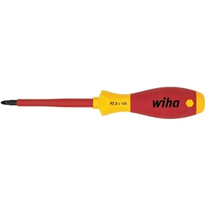 Image of Wiha PZ2 x 100mm VDE Soft Finish Screwdriver