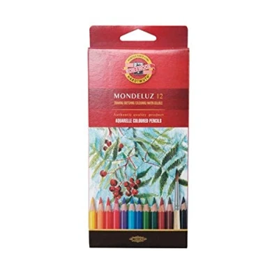 Image of KOH I NOOR Progresso Woodless Aquarell Coloured Pencil Set (Set of 12)