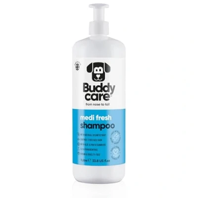 Image of Medi Fresh Dog Shampoo by BUDDYCARE Deep Cleansing and Gentle on Skin Perfect For Itchy Sensitive Moisturising Dogs 1L
