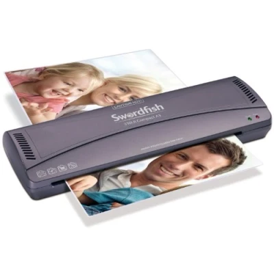 Image of Swordfish 330LR A3 Compact Paper/Document Laminator for Home/Office, Grey