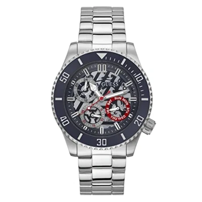 Image of GUESS Men Analog Quartz Watch with Stainless Steel Strap GW0488G1