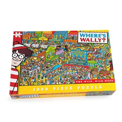 Image of Paul Lamond Where’s Wally Wild West Puzzle (1000 Piece), Earthy Brown