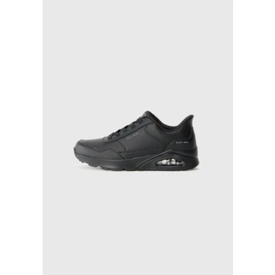 Image of Skechers Men&#039;s UNO BANKSIA Luxe Sneaker, Black, 8 UK
