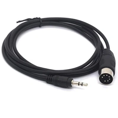 Image of OpenII 7 Pin Din Midi to 3.5mm 1/8 Inch Stereo Cable for iPod iPhone MP3 Bang &amp; Olufsen, Naim, Quad Systems (1 meter)