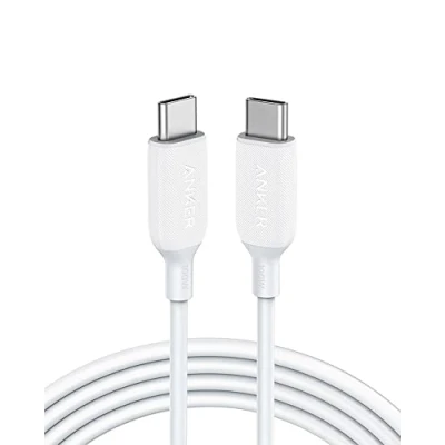 Image of Anker USB C to Charger Cable, 100W 6 ft (1.8 m) Fast Charging Type 2.0 For iPhone 16/15 Series, MacBook Pro 2020, iPad Air 4, Galaxy S21, Pixel, and More