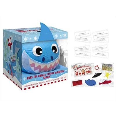 Image of RSW Pass The Parcel Shark Christmas Family Game Fun For All Family, Multicolor, JNS_464202