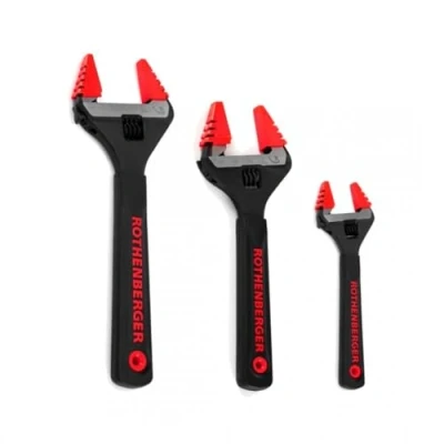 Image of Rothenberger 19834 Wide Jaw Adjustable Set of 3 (6&quot;, 8&quot; &amp; 10&quot;)