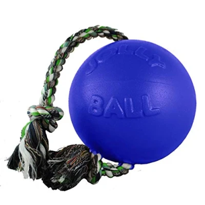 Image of Horsemen&#039;s Pride Romp n Roll Jolly Ball, 6 Inch, Blue