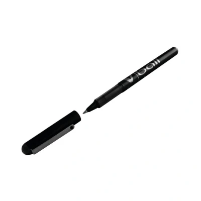 Image of Pilot Black V Ball Rollerball Pens 0.3mm [Pack of 12]