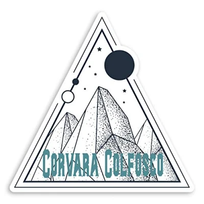 Image of 2 x 10cm Corvara Colfosco Italy Vinyl Stickers Ski Snow Luggage Sticker #30596 (10cm Wide)