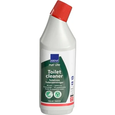 Image of ABENA Puri Line Toilet Cleaner 750ml Scented Liquid, Fresheners Contains Colour, Cleaning Products For Home Or Industrial Cleaning, Chemical Fluid