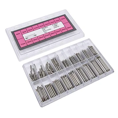 Image of Watch Band Pins, trap Link Pins Spring Bar, 1.8mm Repair Accessory Super Durable 270pcs/ Box for Wacth Busniess Use Home Watchmakers
