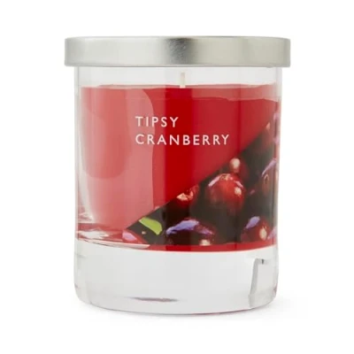 Image of Wax Lyrical Tipsy Cranberry Small Candle, Up to 35hrs