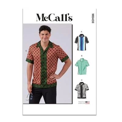 Image of MCCALLS M8459BB Men&#039;s Shirt BB (44 46 48 50 52)