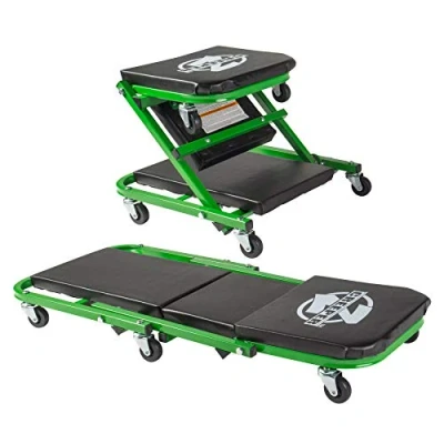 Image of Pro LifT C 2036DG Black/Green 300 Lbs Mechanic Creeper