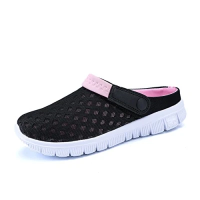 Image of ZXWFOBEY FOBEY Men Women Slip On Breathable Mesh Shoes Couples Sport Sandals Flip Flop, 4 UK, Pink