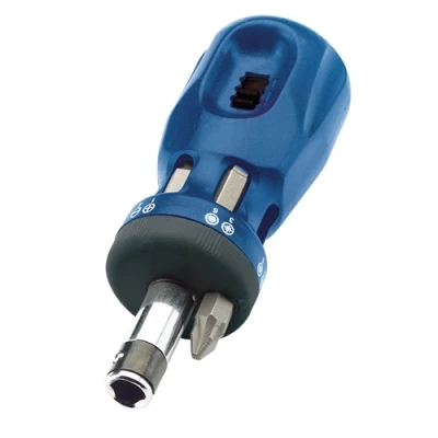 Image of Draper Chubby Ratcheting Screwdriver and Bit Set (7 Piece)