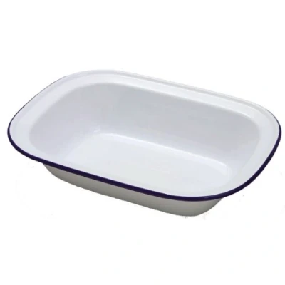 Image of 6 x Falcon 22cm Oblong Pie Dish Enamel