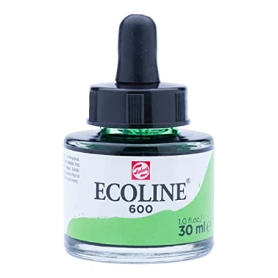 Image of Ecoline Liquid Watercolour Bottle 30 ml Green 600 (11256001)