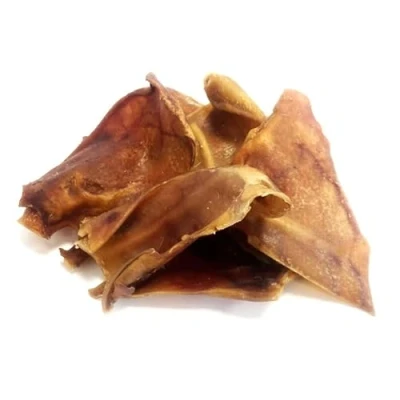 Image of * Premium* Half Pigs Ears x 10 100% Pork Natural Dog Chews Treats Hypo Allergenic Grain Free Gluten LOS