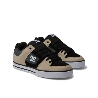 Image of DC Pure Skate Shoes Black/Grey/Brown 9.5 UK
