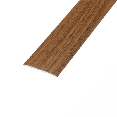 Image of eXtreme Self Adhesive Flat Threshold Strip 3ft Stick Down Transition for Laminate, Tile, Wood, and Lino Flooring Waterproof, Dirt Resistant, Sturdy Door Bar Dark Oak