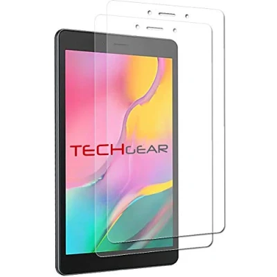 Image of TECHGEAR [Pack of 2 Screen Protectors Compatible for Samsung Galaxy Tab A 8.0 2019 8&quot; (SM T290 / SM T295), Ultra CLEAR Protector Guard Cover