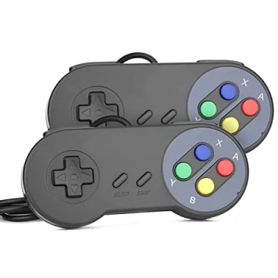 Image of Rii Gaming GP100 Pair of USB Gamepad Controller compatible with PC (Windows, Mac, Linux) and TV Box (Android, Raspberry Pi)