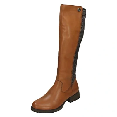 Image of Rieker Utah Womens Knee High Boots 6.5 UK Brown